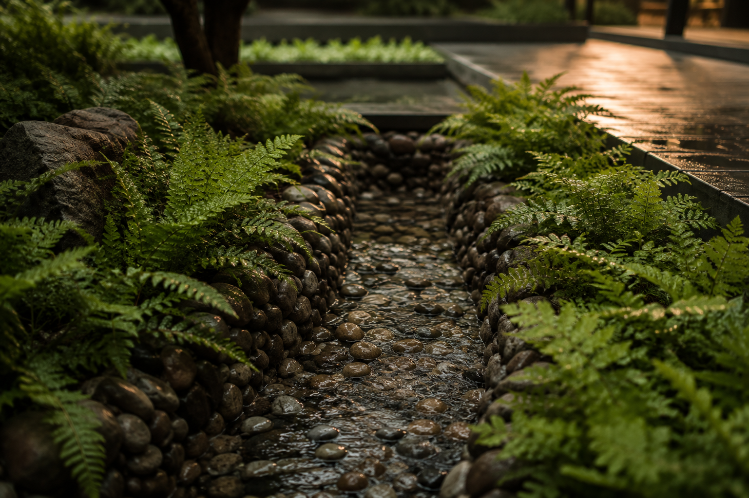 Rainwater management detail